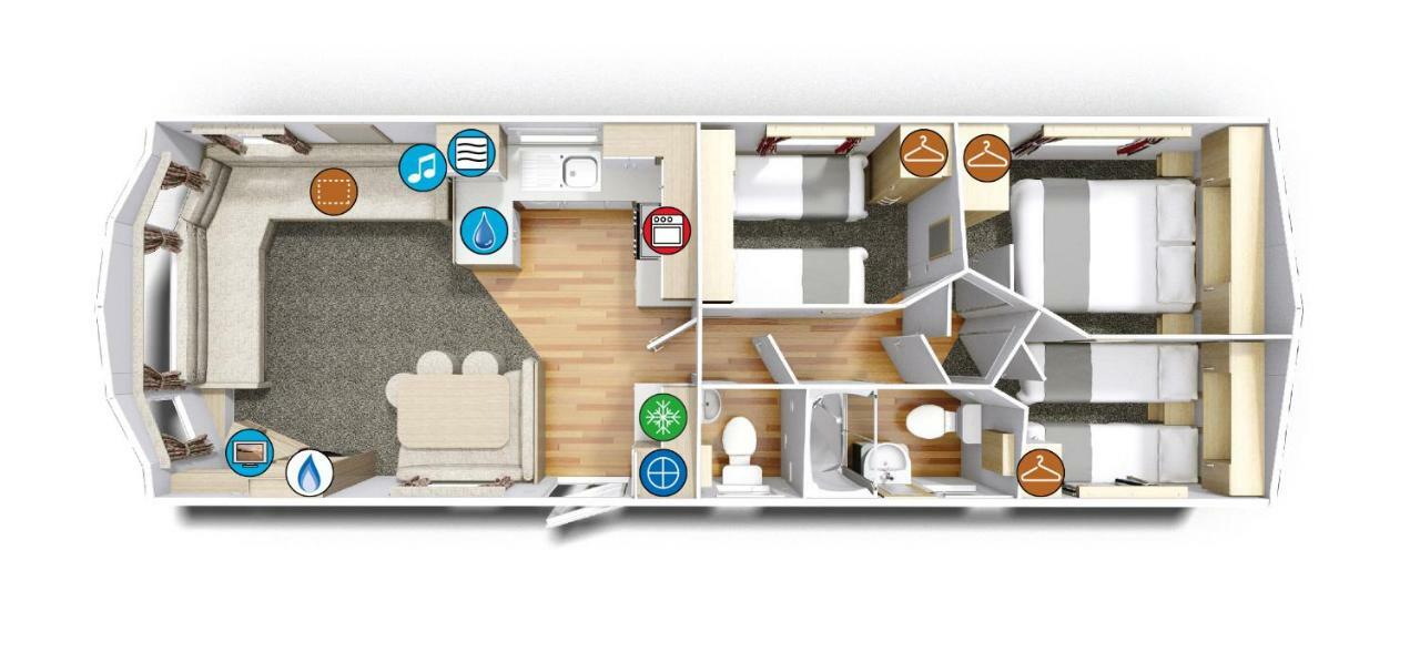 Hotel Newquay Bay Porth Caravan Zewnętrze zdjęcie